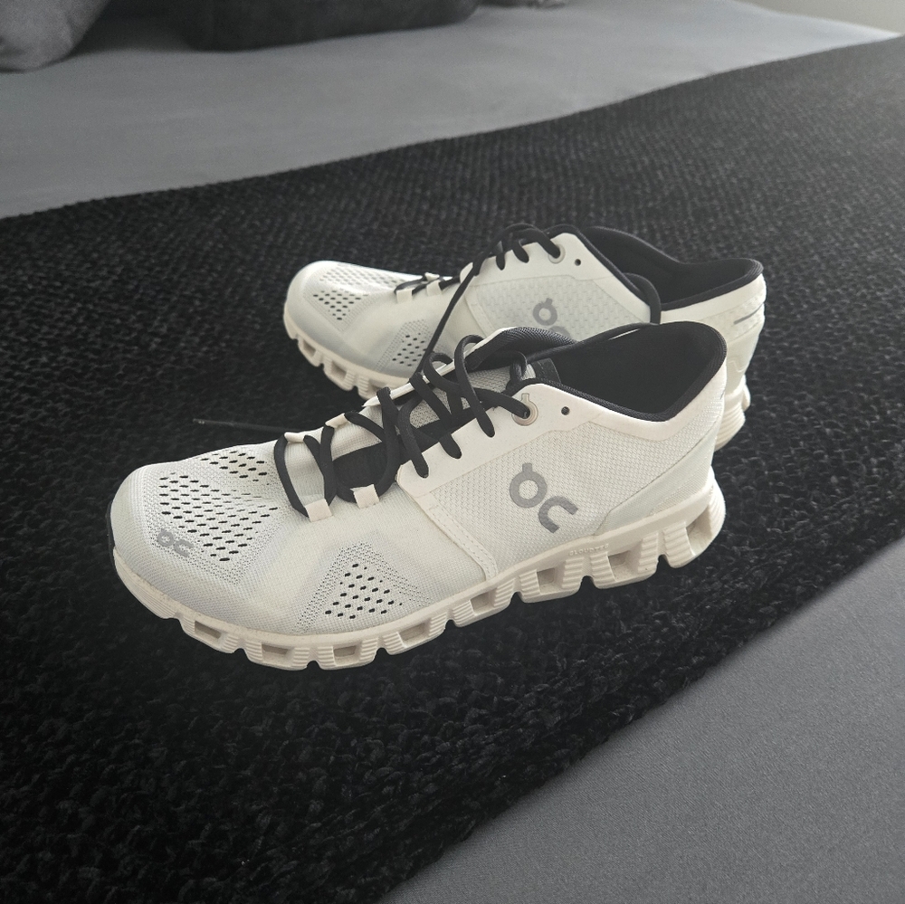 On Running Black and White Sneakers
